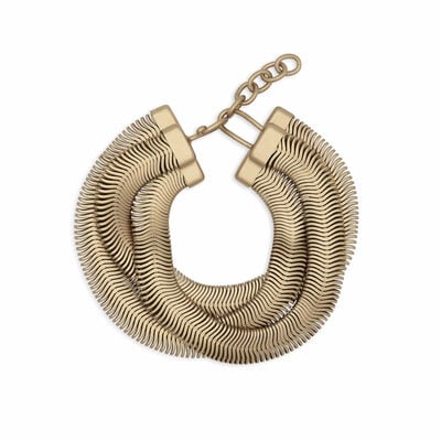 Triple chain bracelet by Sarah Cavender